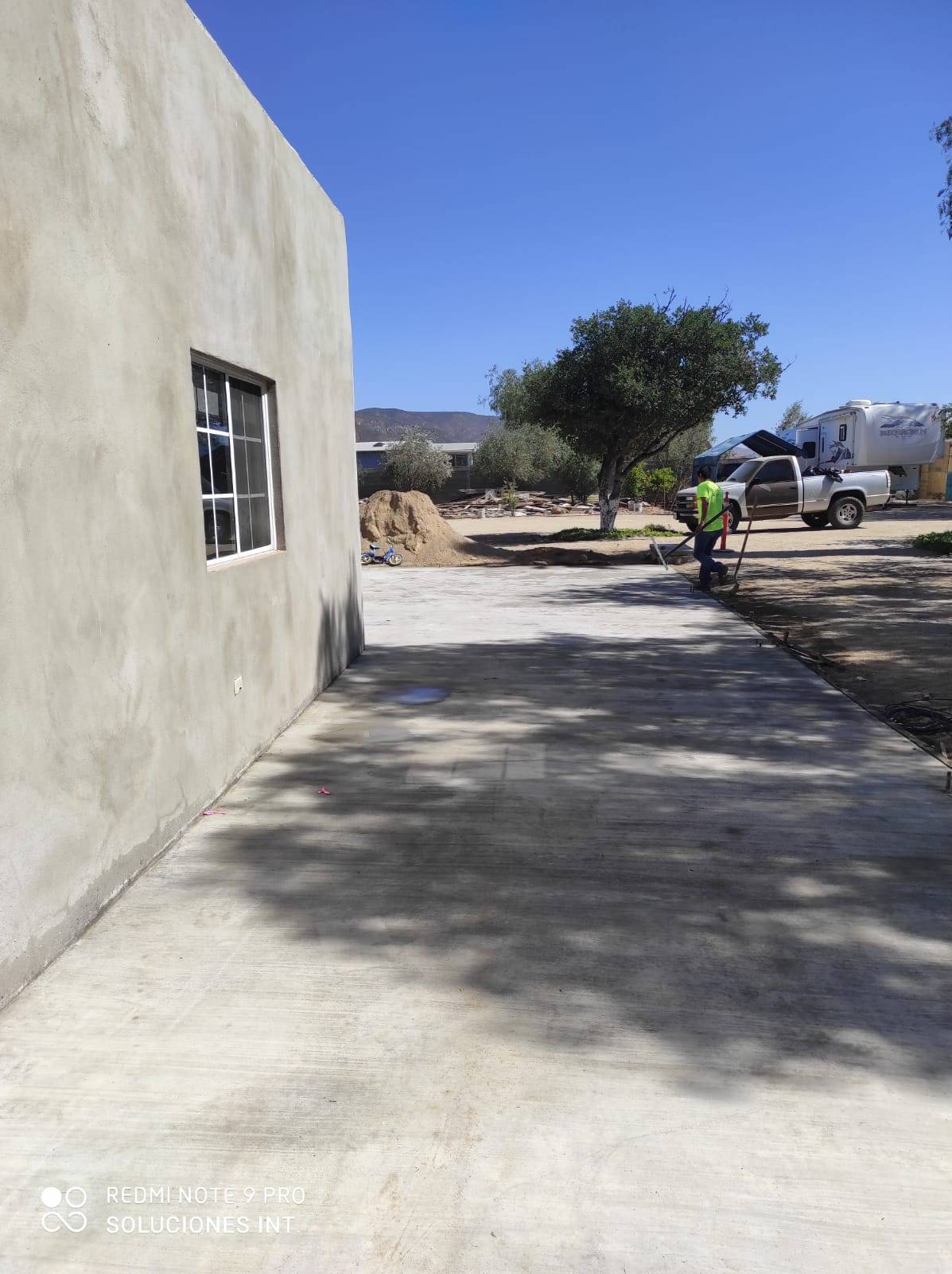 Concrete floor