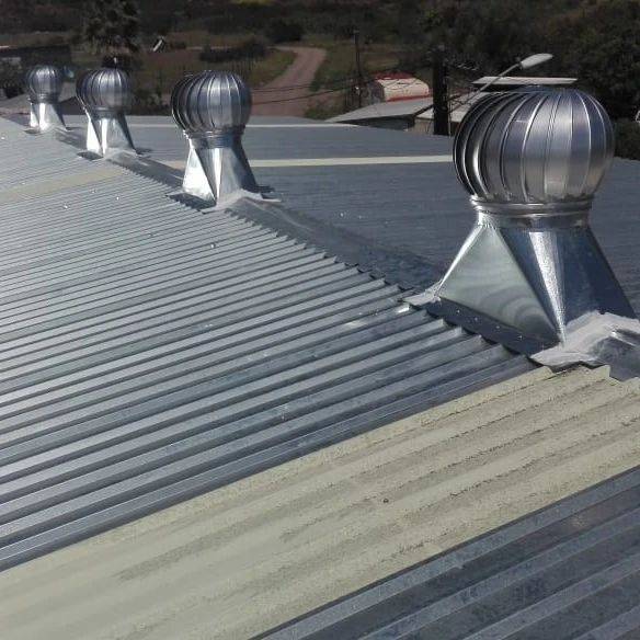 Installation of wind extractors
