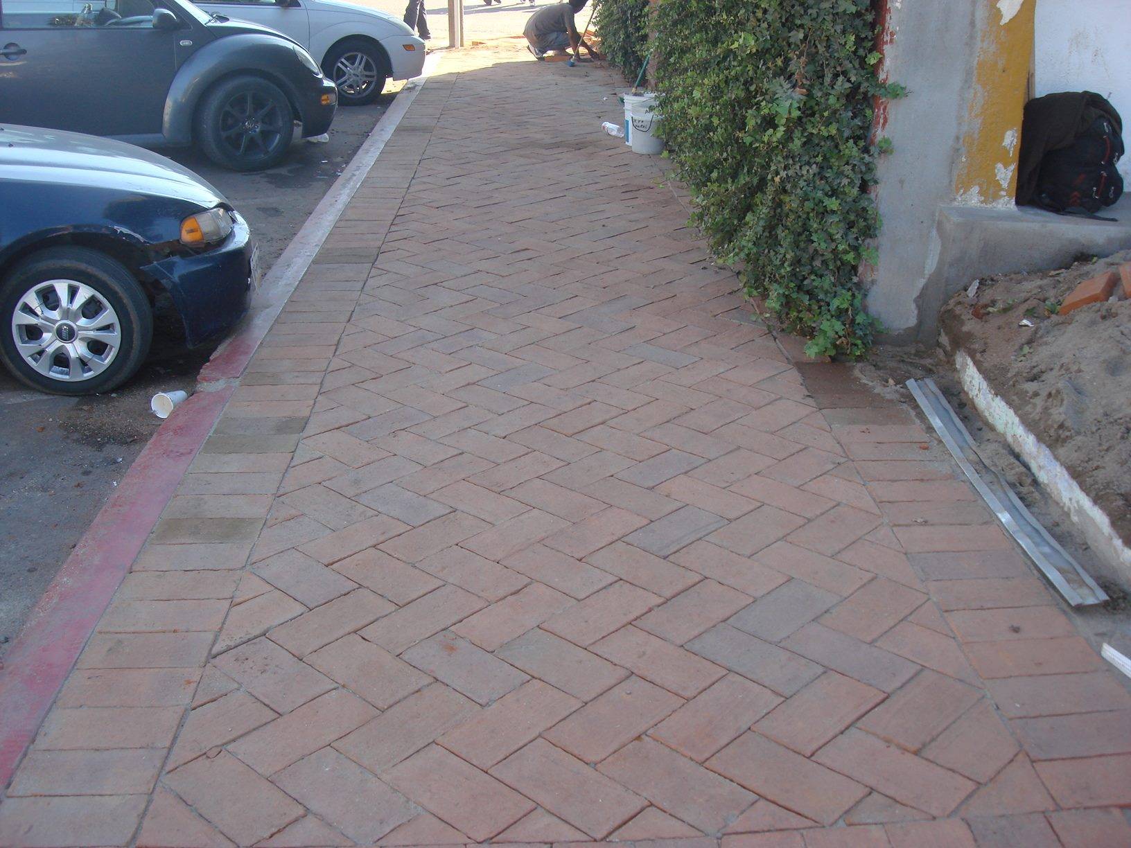 Cobblestone floor