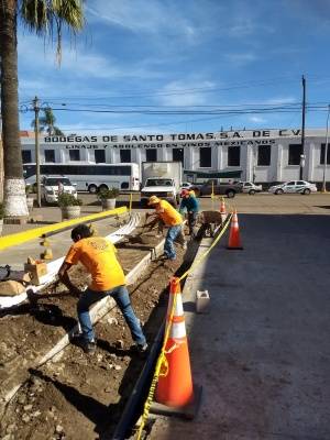 Paving stone installation